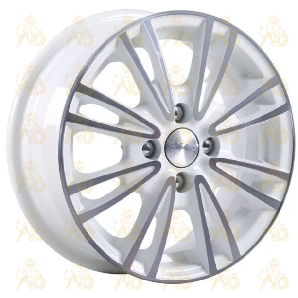 Скад Пантера 5.5x14 4*100 ET39 DIA56.6 Алмаз белый Литой