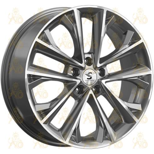 K&K КР012 7x18 5*108 ET33 DIA60.1 Diamond gloss graphite Литой