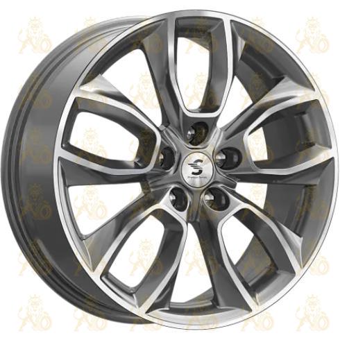 K&K КР001 7x18 5*114.3 ET45 DIA60.1 Diamond gloss graphite Литой