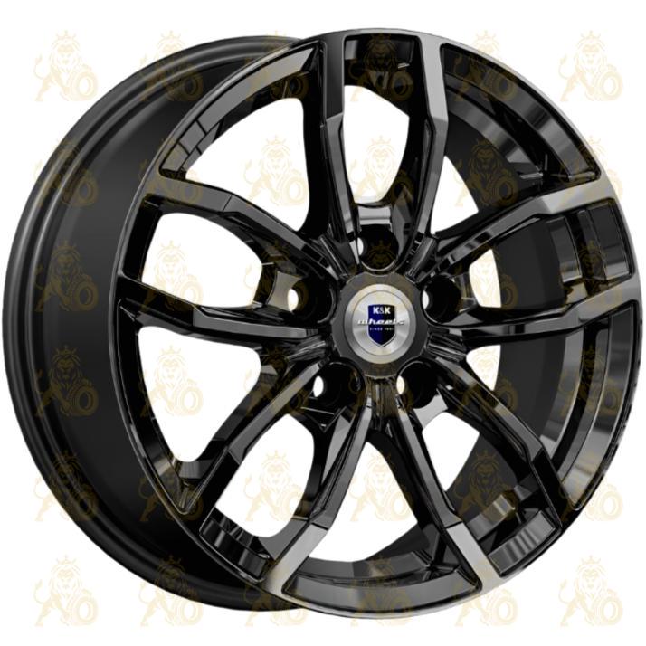 K&K Фрост 6.5x15 5*112 ET43 DIA57.1 Черный Литой