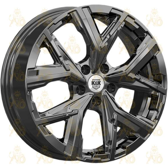 K&K Айона 6.5x18 5*114.3 ET40 DIA66.1 Черный Литой