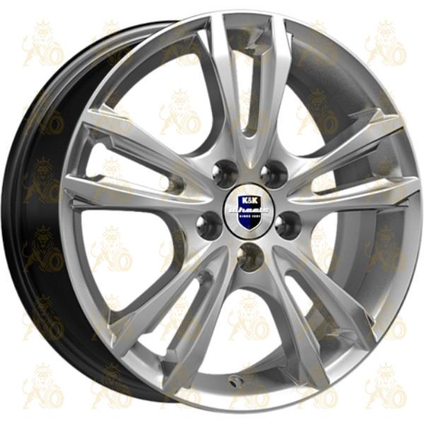 K&K Samara 6x16 4*114.3 ET40 DIA67.1 Elite silver Литой