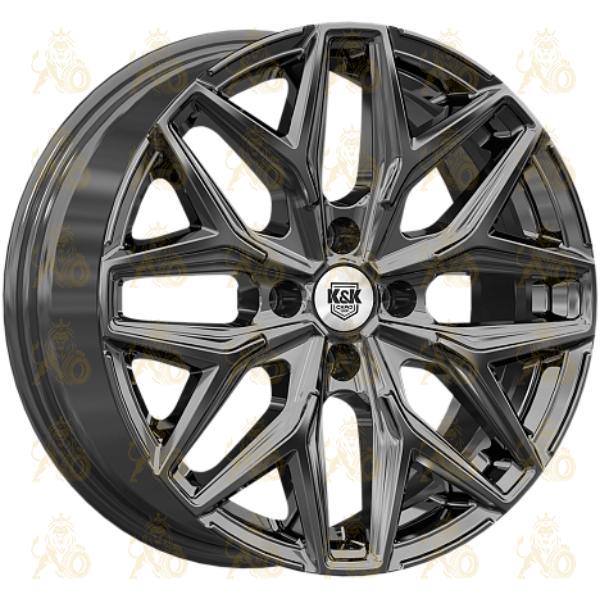 K&K Ариус 7x17 5*108 ET42 DIA63.3 Черный Литой