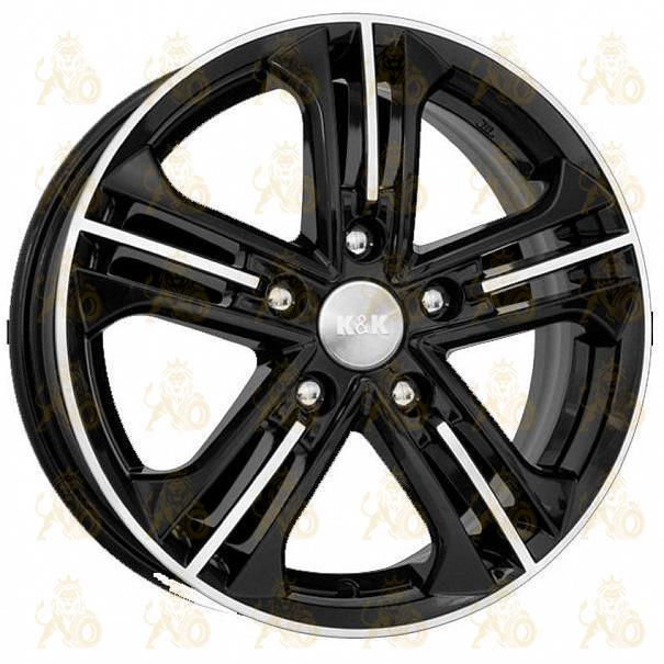 K&K Trinity 6x15 5*114.3 ET44 DIA67.1 Алмаз черный Литой