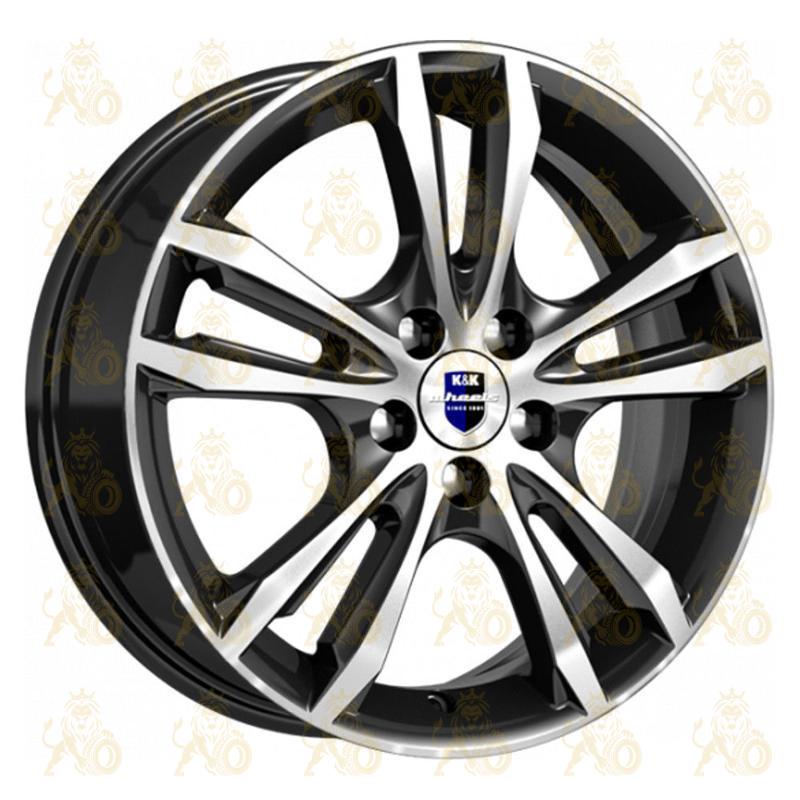 K&K Samara 6x16 4*100 ET41 DIA60.1 Алмаз черный SK Литой