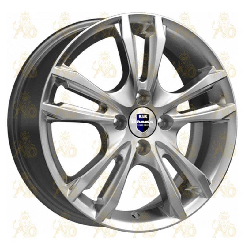 K&K Samara 6x16 4*100 ET45 DIA67.1 Сильвер Литой