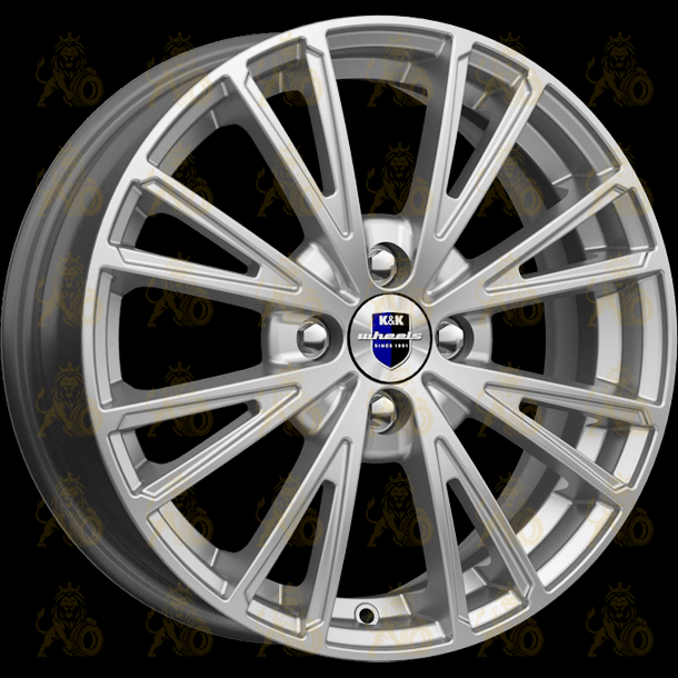 K&K Меандр 6x16 4*100 ET50 DIA60.1 Сильвер Литой