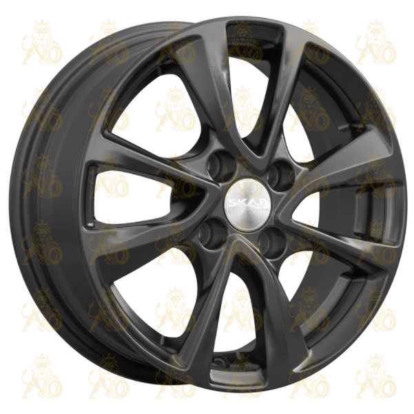 Скад Ницца 5.5x14 4*100 ET35 DIA67.1 Черный бархат Литой