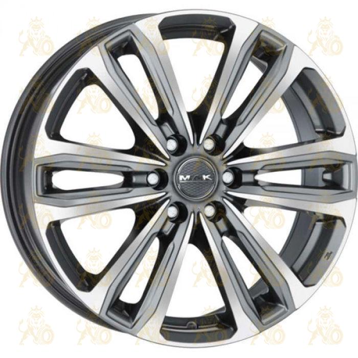 MAK Safari 6 8x18 6*114.3 ET45 DIA66.1 Gunmetal Mirror Face Литой