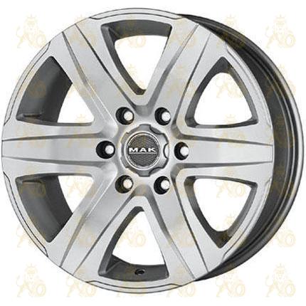 MAK Stone 6 8.5x20 6*139.7 ET30 DIA100.1 Silver Литой