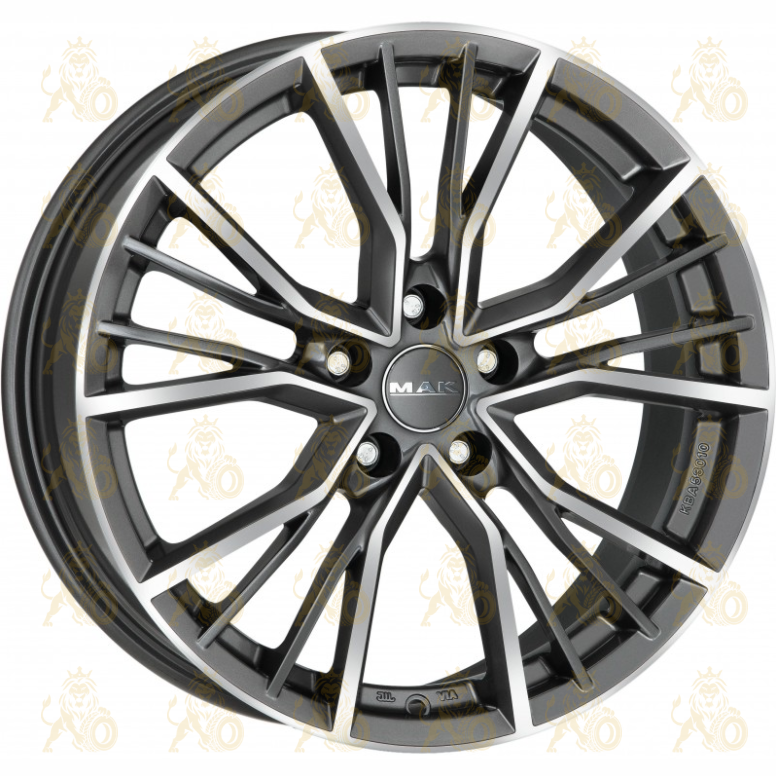 MAK Union 9x20 5*112 ET38 DIA66.6 Gunmetal Mirror Face Литой