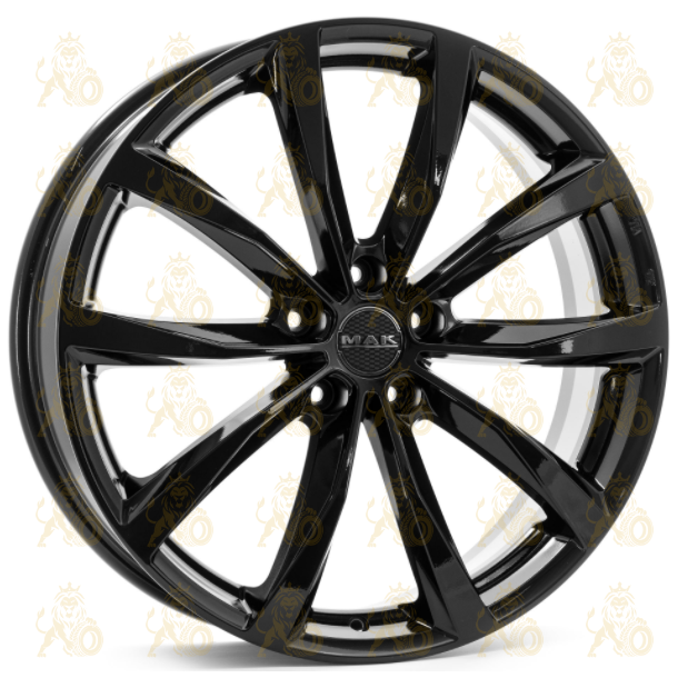 MAK Wolf 6.5x16 5*114.3 ET32 DIA76.1 Gloss Black Литой
