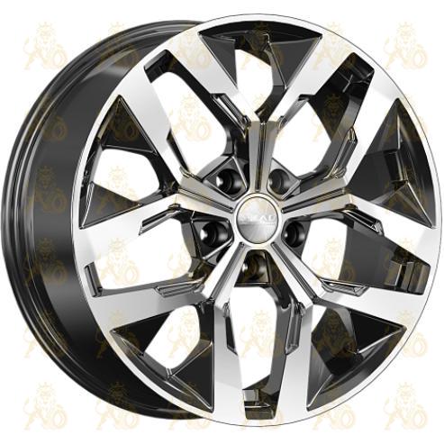 Скад Ламберт 7.5x18 5*108 ET33 DIA67.1 Алмаз графит Литой