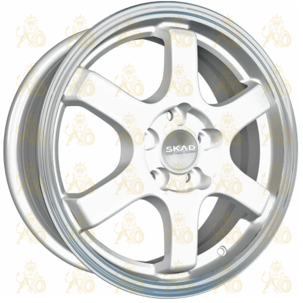 Скад Киото 6x15 4*100 ET45 DIA67.1 Алмаз белый Литой