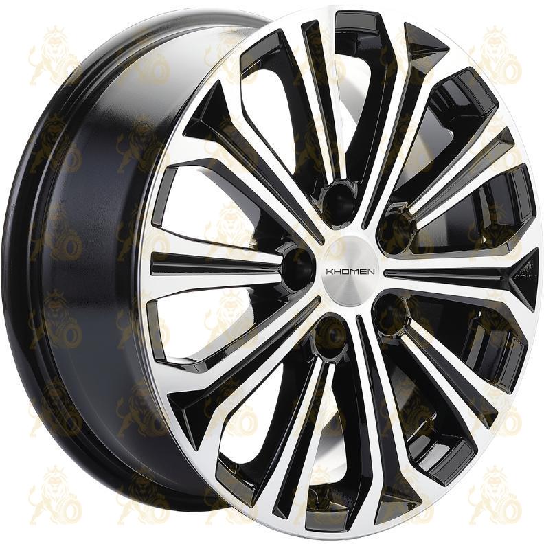 Khomen KHW 1610 6.5x16 5*112 ET46 DIA57.1 Black-FP Литой