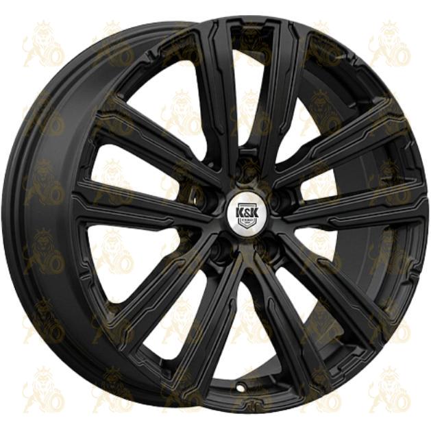 K&K Аламер 7.5x18 5*108 ET33 DIA60.1 Черный Литой