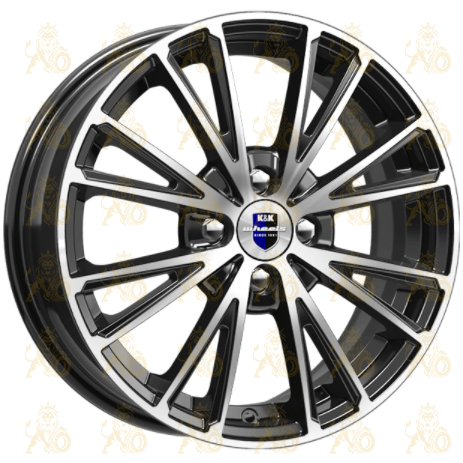 K&K Меандр 6x15 4*100 ET35 DIA67.1 Алмаз черный SK Литой