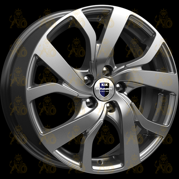 K&K Палермо 6.5x16 5*105 ET38 DIA56.6 Дарк платинум Литой