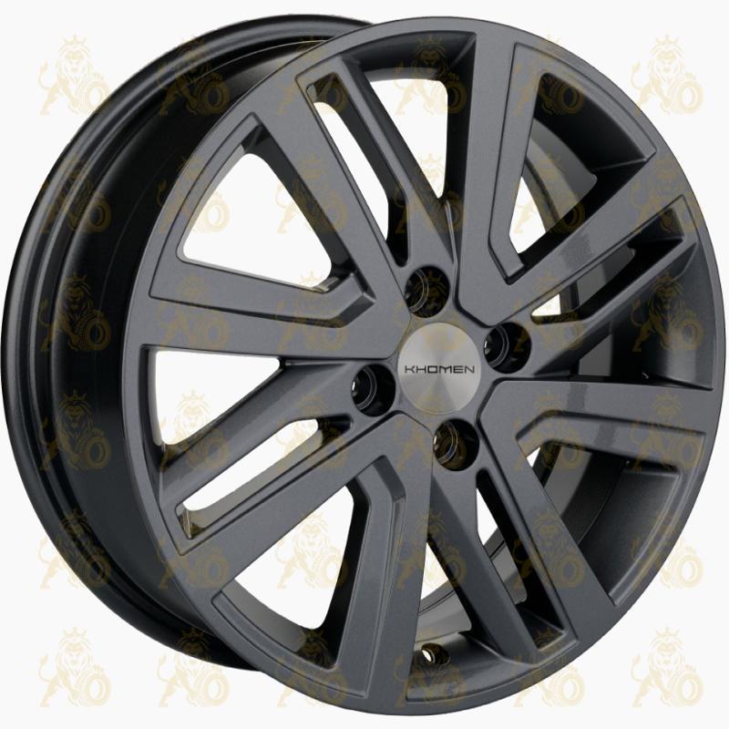 Khomen KHW 1609 6x16 4*100 ET50 DIA60.1 Gray Литой