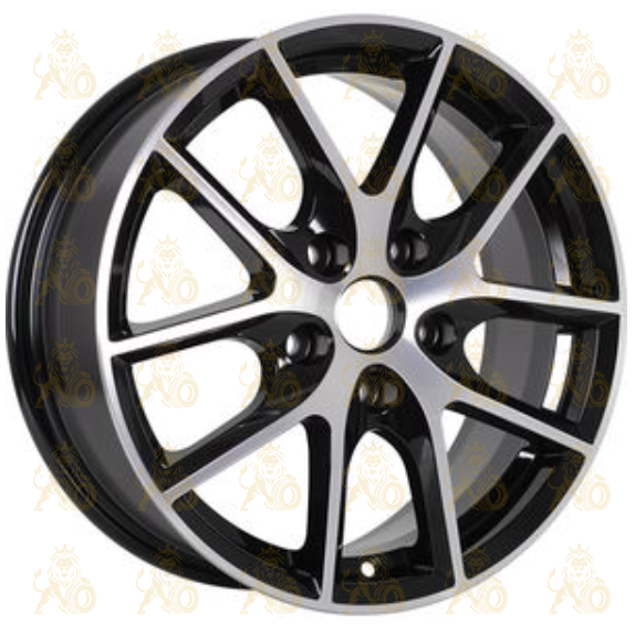 Alcasta M59 6.5x16 5*105 ET38 DIA56.6 BKF Литой