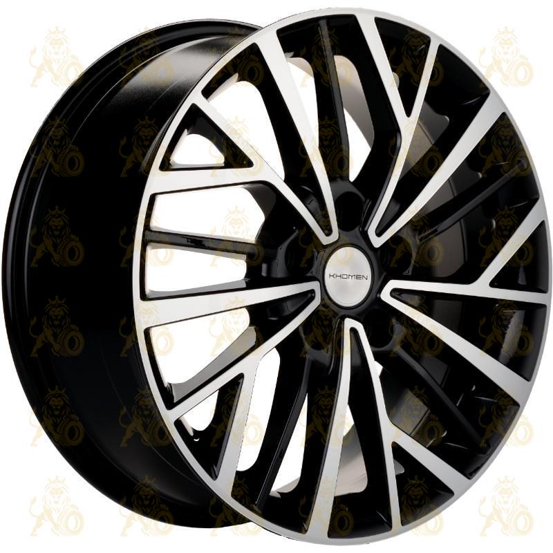 Khomen KHW 1717 7x17 5*114.3 ET51 DIA67.1 Black-FP Литой