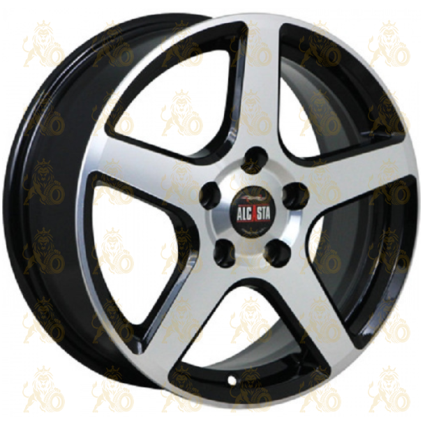 Alcasta M62 6.5x16 5*105 ET38 DIA56.6 BKF Литой