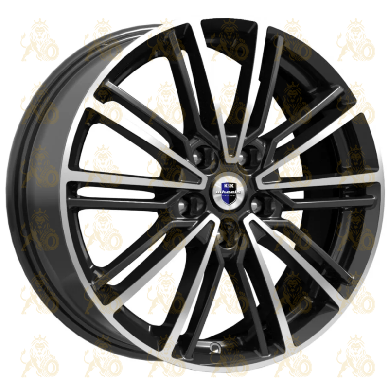K&K Эрфурт 7x17 4*100 ET43 DIA60.1 Алмаз черный Литой