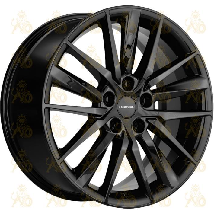 Khomen KHW 1807 8x18 5*112 ET48 DIA57.1 Black Литой