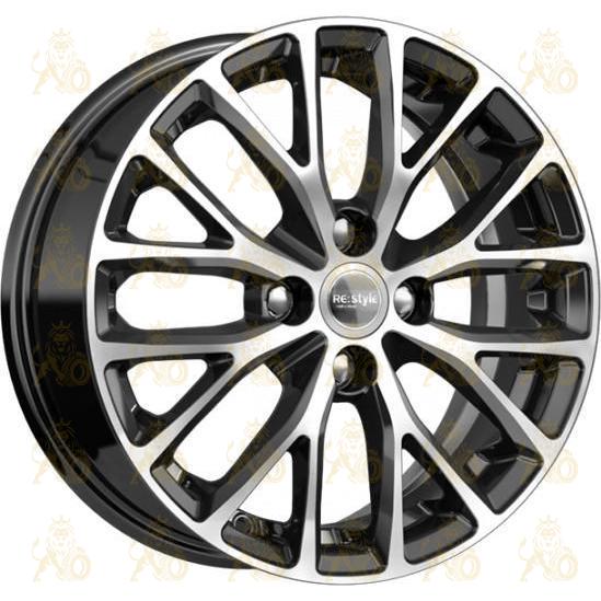 K&K КС782 6x15 4*100 ET46 DIA54.1 Алмаз черный Литой