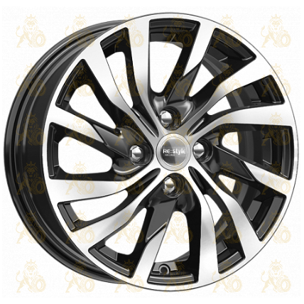 K&K КС882 6x15 4*100 ET46 DIA54.1 Алмаз черный Литой