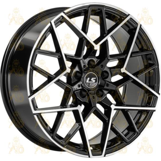 LS 1384 8.5x19 5*112 ET25 DIA66.6 BKF Литой