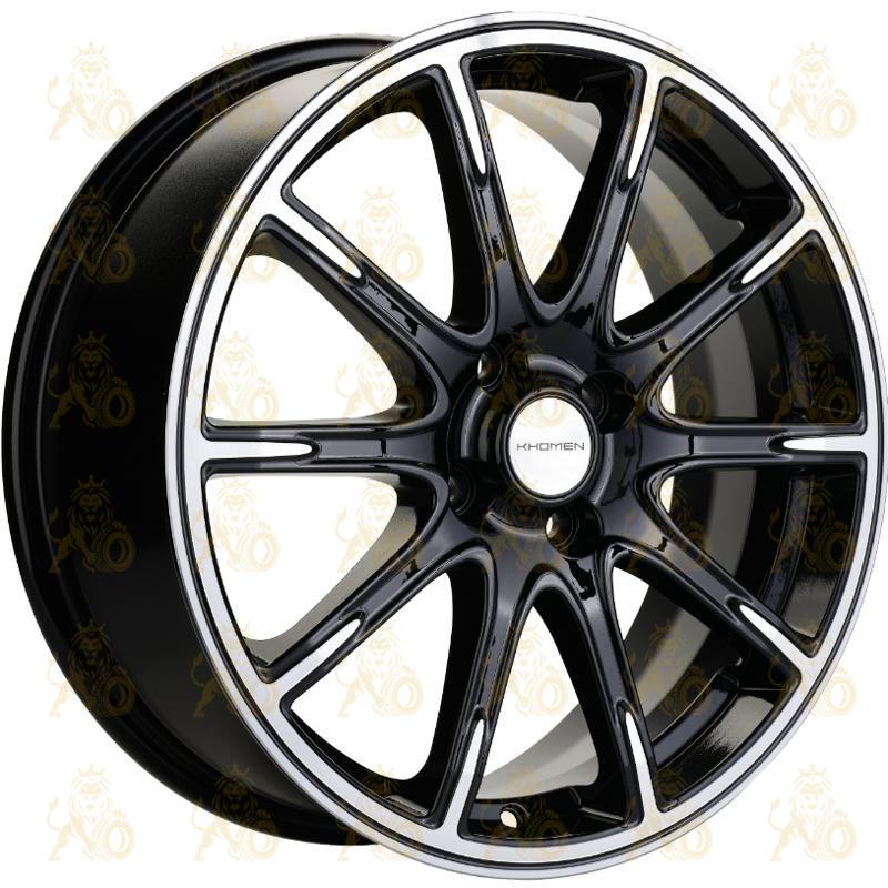 Khomen KHW 1707 6.5x17 4*100 ET50 DIA60.1 Black-FP Литой