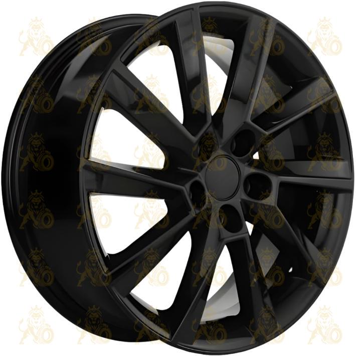 Khomen KHW 1507 6x15 5*100 ET38 DIA57.1 Black Литой