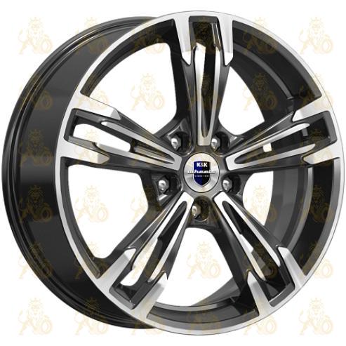 K&K Karrera Light 7x18 5*114.3 ET45 DIA67.1 Алмаз черный Литой