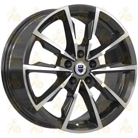 K&K Меренге 7.5x17 5*120 ET45 DIA72.6 Алмаз черный Литой