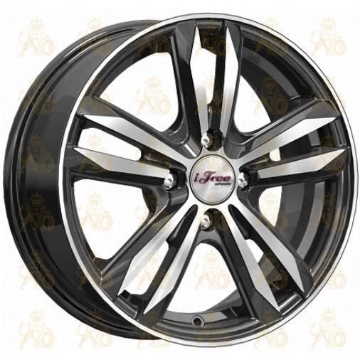 iFree Маскот 6x15 4*100 ET45 DIA67.1 Блэк Джек Литой
