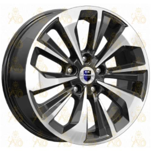 K&K Авиор 7x17 5*112 ET49 DIA57.1 Алмаз черный Литой